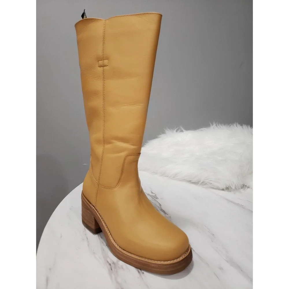 NEW SIZE 8 Dingo Women's Vagabond Leather Western Boots Pull On Plantain